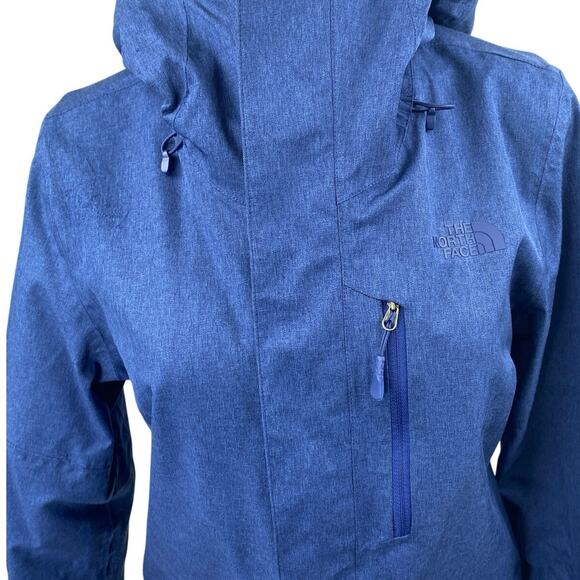 The North Face Thermoball TriClimate Blue Hooded Windbreaker Coat Jacket Size S - Picture 3 of 5